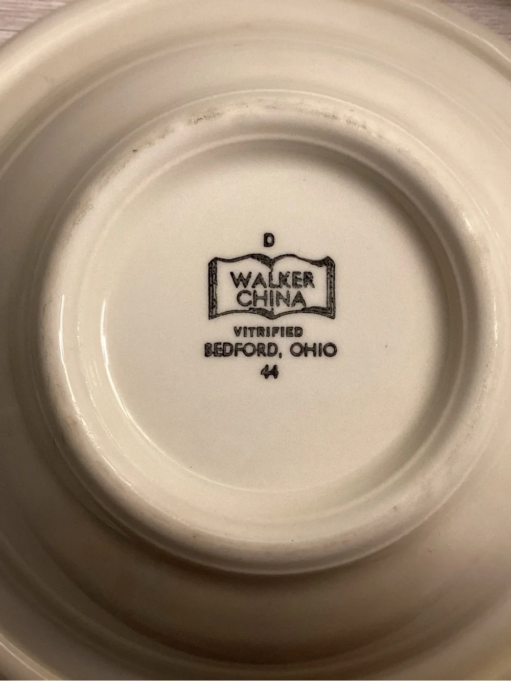 VTG Walker China Restaurant Wear “ Horse Head” 5 Bowl Set